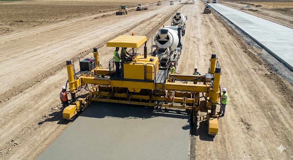 Slipform Technology in Concrete Road Construction