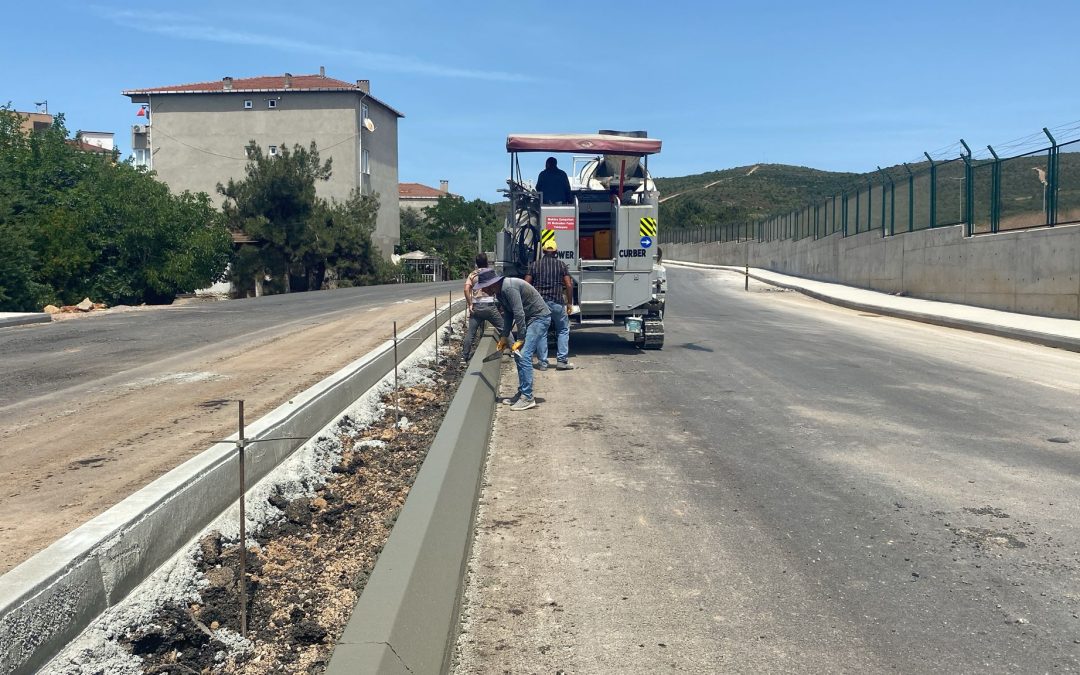 Finişer İle Bordür Yapılması